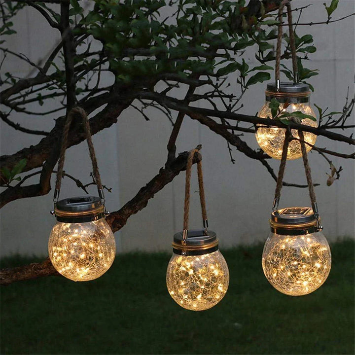Solar Mason Jar Lampe - Lunara | Luvikno