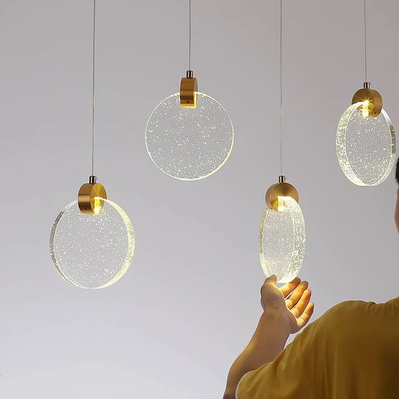 RayonsD’Or – Glass Ceiling Lamp for Elegant Atmosphere Luvikno