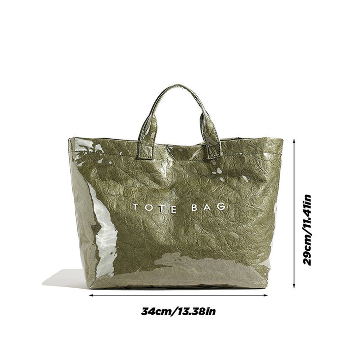 Kvinner Bokstavtrykk Tote Bag | Luvikno