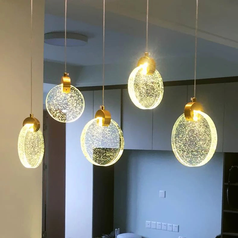 RayonsD’Or – Glass Ceiling Lamp for Elegant Atmosphere Luvikno