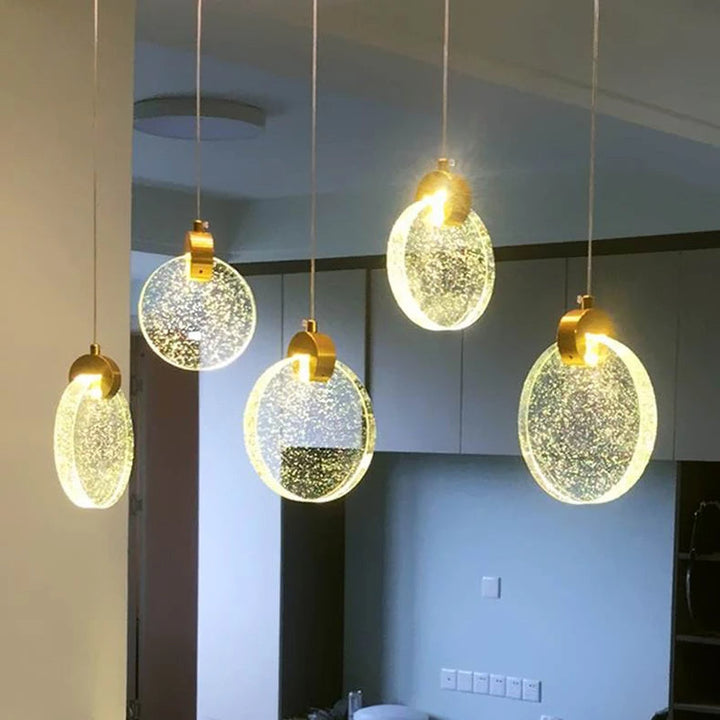 RayonsD’Or – Glass Ceiling Lamp for Elegant Atmosphere Luvikno