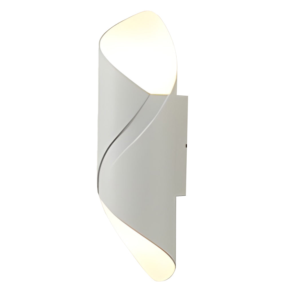 Vegglampe moderne svart aluminium utendørs vegglampe Luvikno