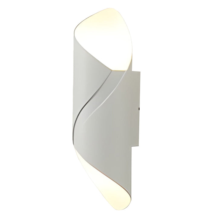Vegglampe moderne svart aluminium utendørs vegglampe Luvikno