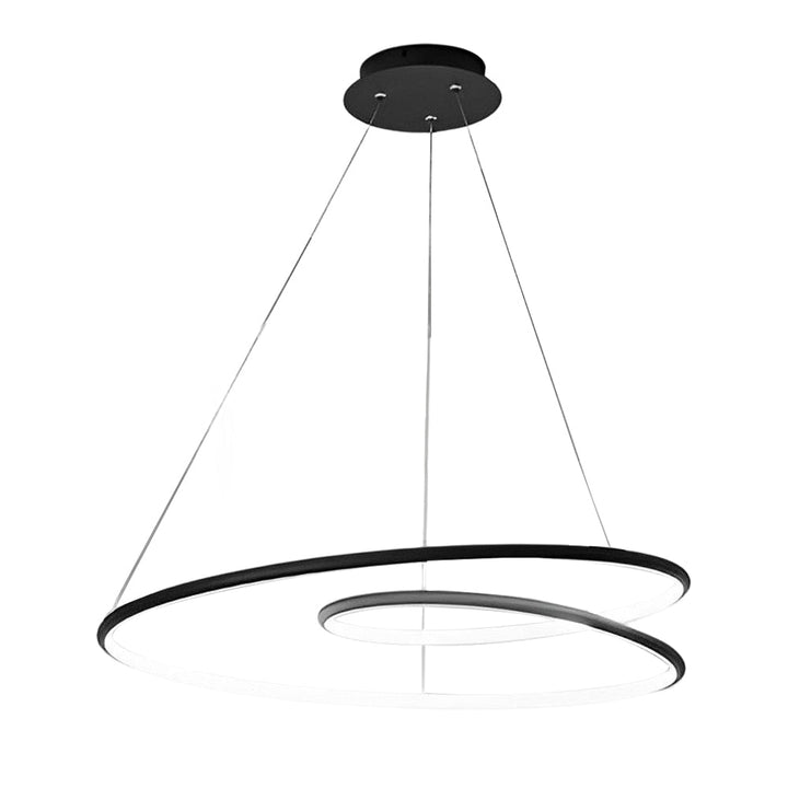 Moderne LED Dimmbar Pendellampe - Høydejusterbar Taklampe for Spisestue & Stue | Luvikno