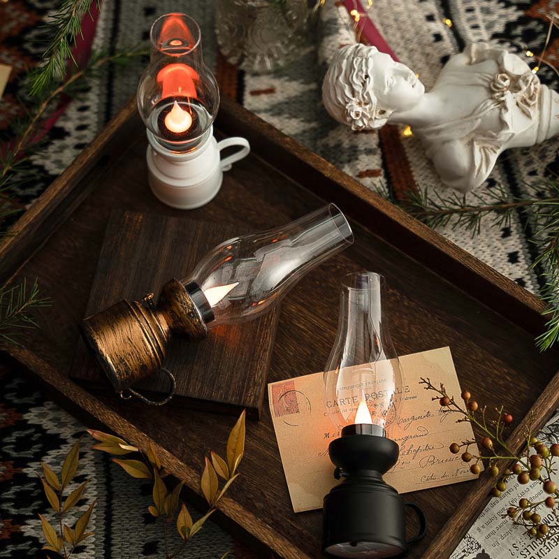 Elektronisk LED Vintage Oljelampe | Luvikno