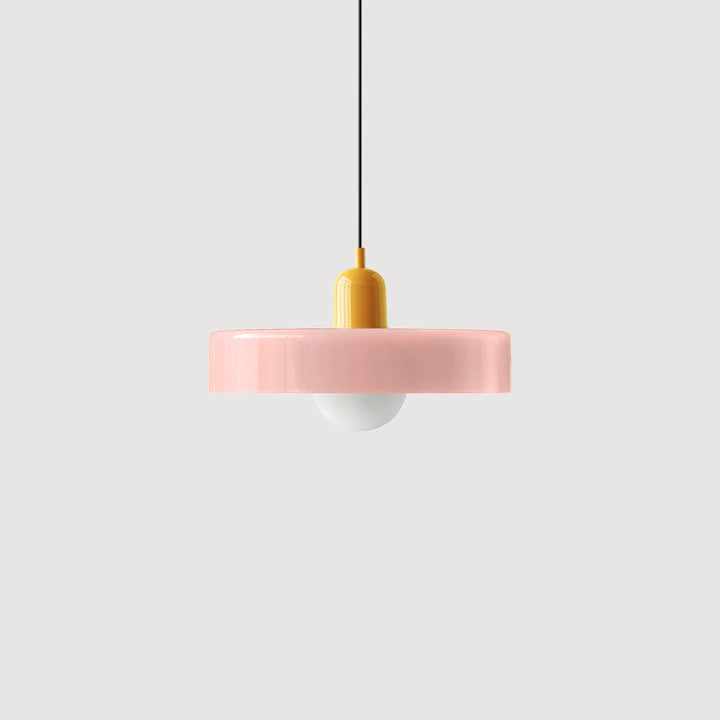 Bauhaus Fargerik Glass Pendelampe - Moderne Designlampe for Stue og Spisestue | Luvikno