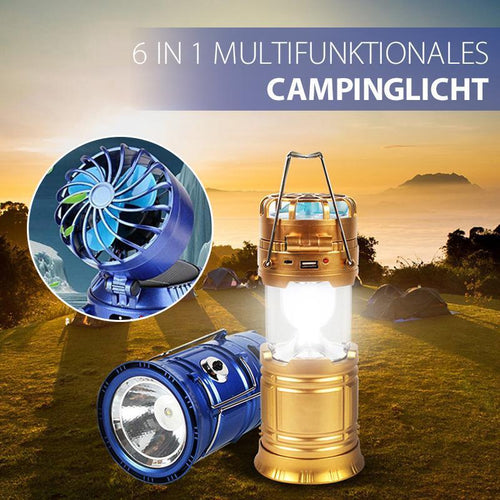 Luvikno | 6 i 1 multifunksjonell campinglys