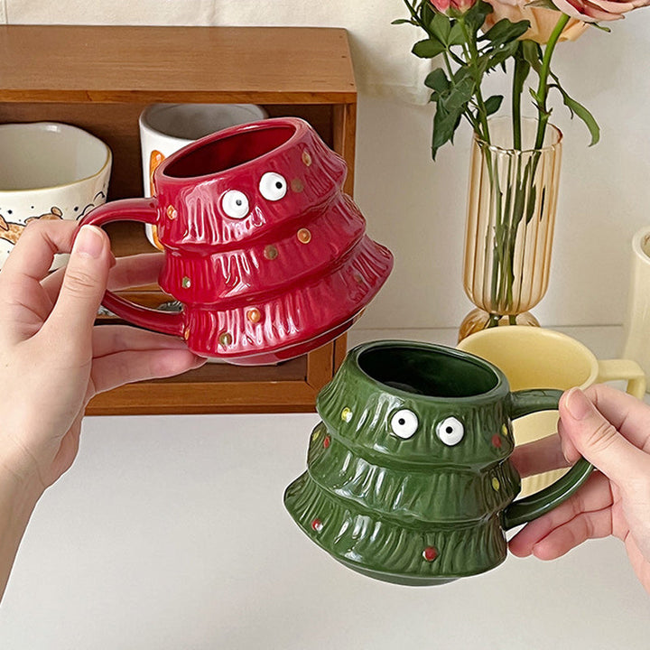 Kreativ Store Big Eyes Juletrad Mug | Luvikno