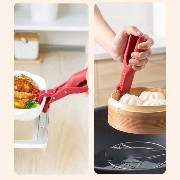 Multi-purpose anti-scalding bowl holder clip for the kitchen | Luvikno