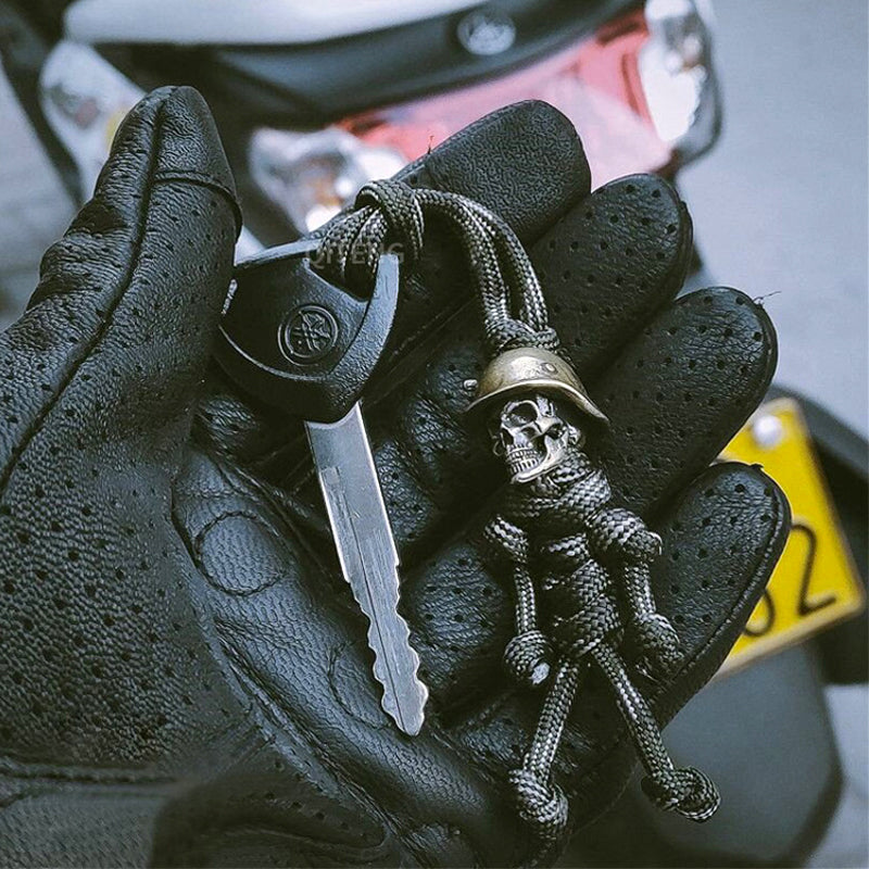 Luvikno | Skeleton Soldier Paracord Nøkkelring