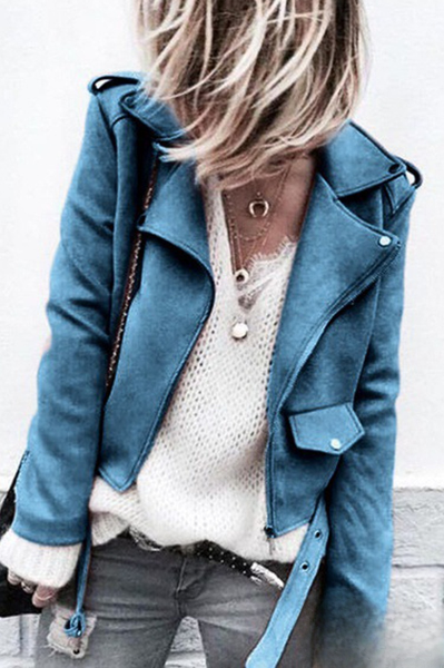 Luvik | Tyylikäs vapaa-ajan takki, jossa on päällyspalojen elementtejä