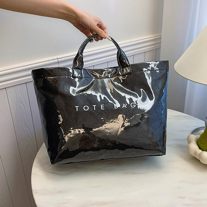 Kvinner Bokstavtrykk Tote Bag | Luvikno