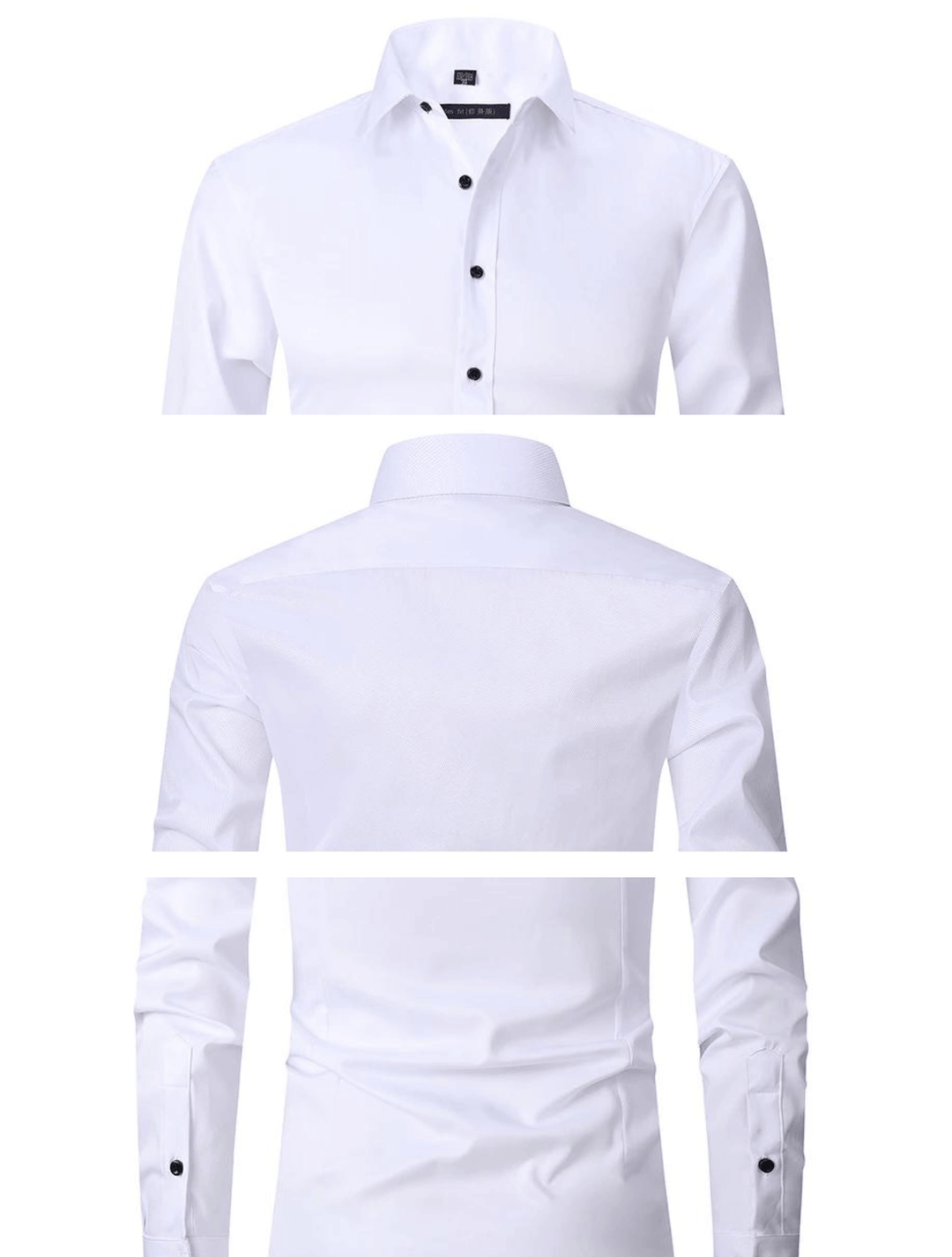 Luvik | Miehet Anti-Wrinkle Slim Fit pukeutua paita