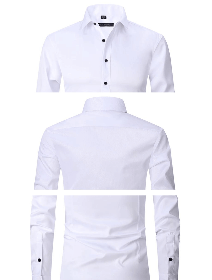 Luvik | Miehet Anti-Wrinkle Slim Fit pukeutua paita