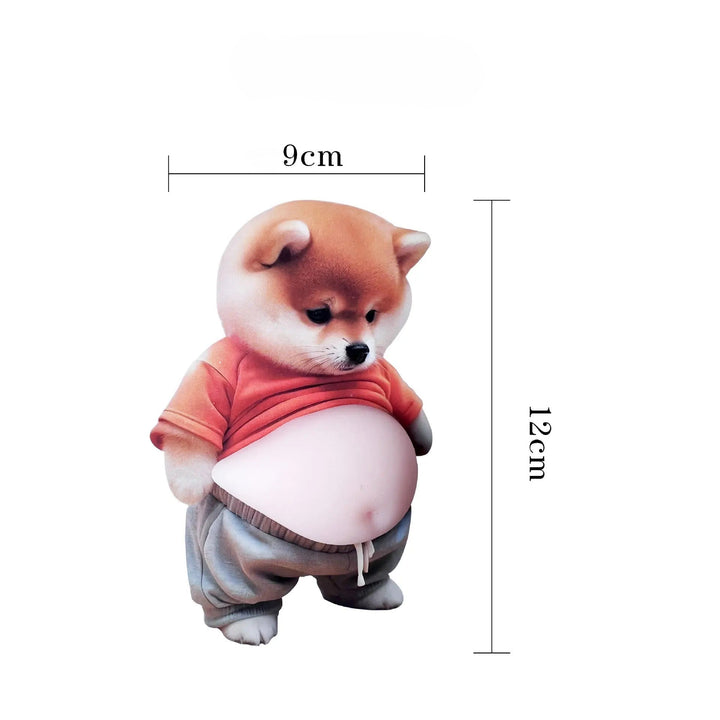 Chubby Shiba Silikon Klistremerke Beskytter | Luvikno