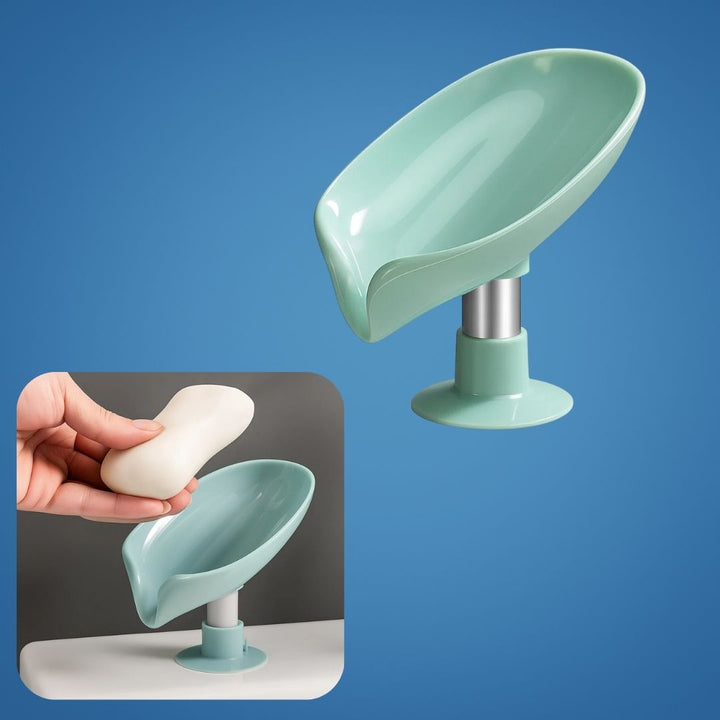 Drenerende såpeholder – Hold såpen tørr – Sterk sugekopp – Ingen hullmontering – Hygienisk baderoms- og dusjlagringsløsning Luvikno