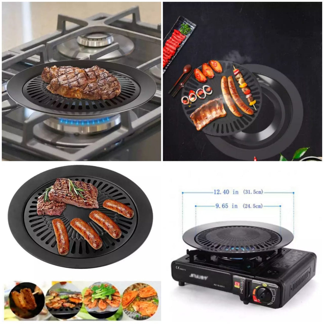 BBQ Grill Panne - Komfyr-Topp BBQ Grill Panne Luvikno