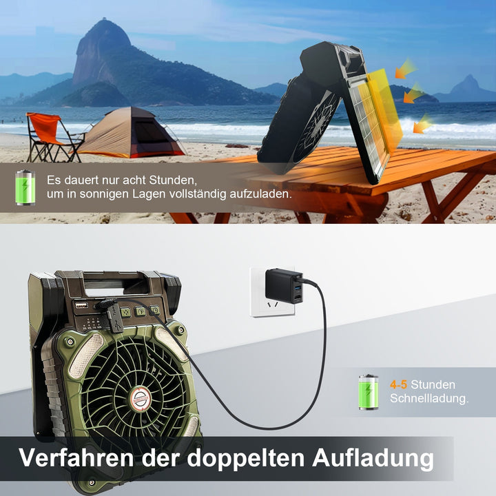 SolarWhirl™ Camp Cool Companion | Luvikno