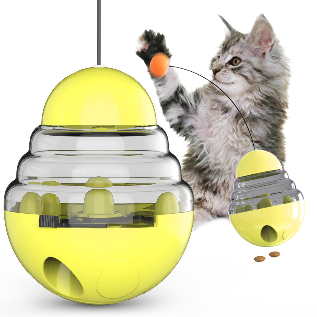 Wobble Food Teaser – Interaktiv Fôrball & Stang for Katter Luvikno