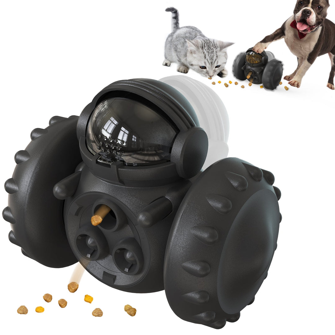 Wobble Food Bil – Balanse & Sakte Fôr Toy for Hunder & Katter Luvikno