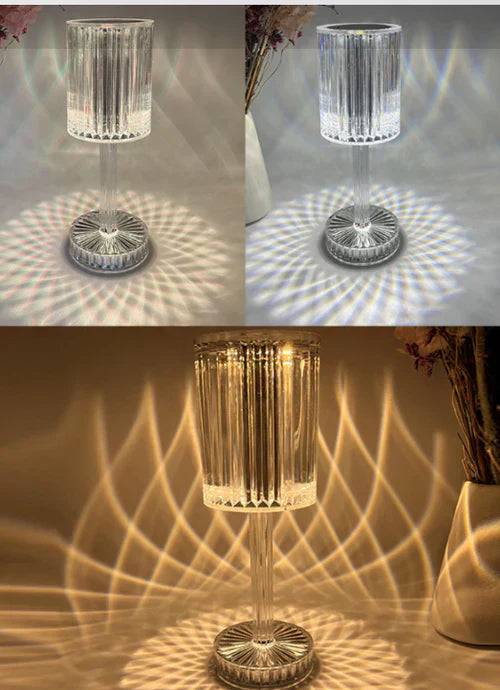 Luvikno | Dimbar Krystall Bordlampe Med Moderne Design