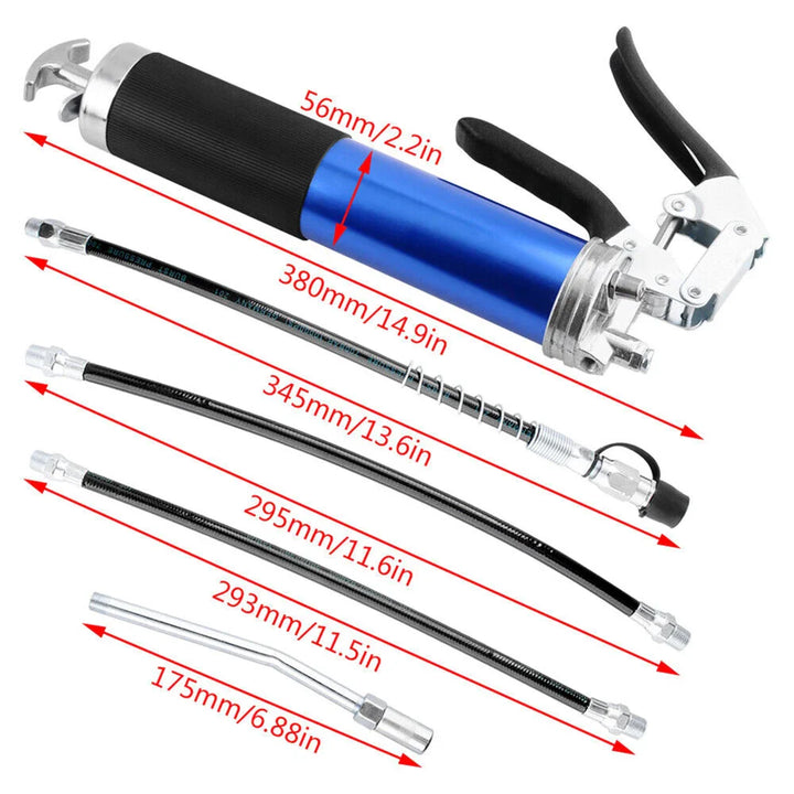 Høytrykks fettkopling - Kraftige tilkoblinger adapter for fettpistoler, rask låsing og frigjøringsdyser (universell passform) Luvikno