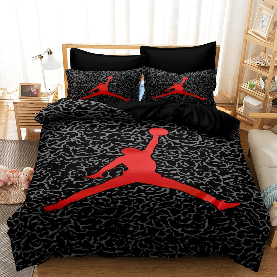 Luvikno | Sporty Basketball Duvet Cover Set – Stylish Night Viewer