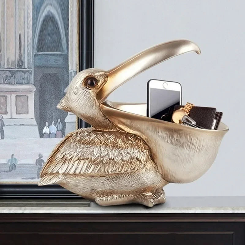 PelicanStyle Organizer – Dekorativ lagringsfigur for nøkler og tilbehør | Luvikno
