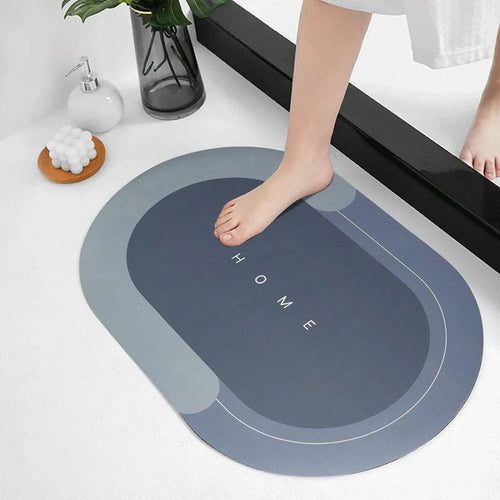 Badematte Vannabsorberende Sklisikker Oval Form Luvikno