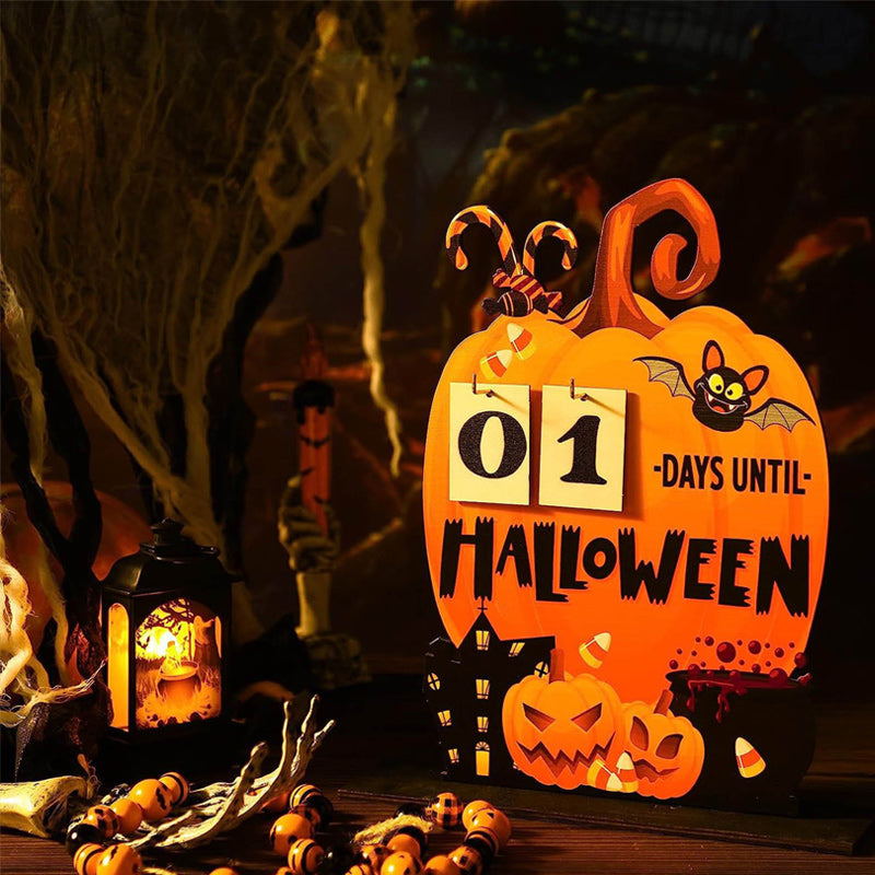 Wood Halloween Advent Calendar | luvikno