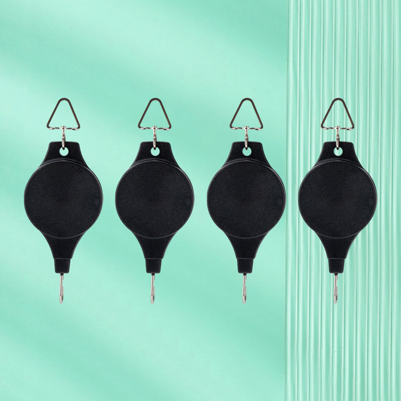 Retractable Hook, Plant Pulley for Garden Pots and Bird Feeder | Luvikno