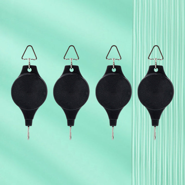 Retractable Hook, Plant Pulley for Garden Pots and Bird Feeder | Luvikno