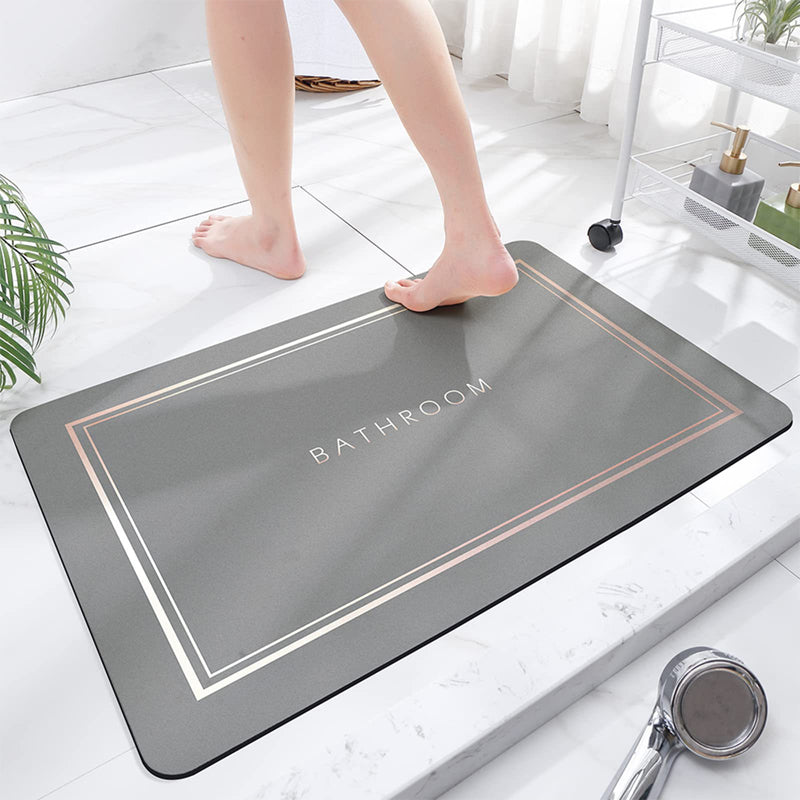 Minimalist Super Absorbent Quick Drying Bath Mat | Luvikno