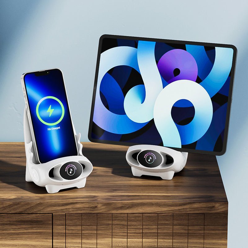 Luvikno | Multifunksjonell telefonholder - Hurtiglading - Ergonomisk design - Praktisk og stilig