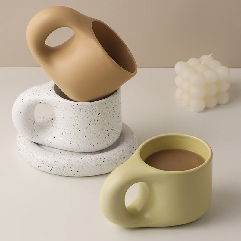 Nordic Minimalist Søt Fet Kopp | Luvikno