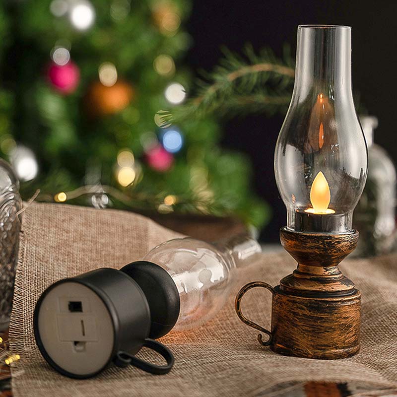 Elektronisk LED Vintage Oljelampe | Luvikno