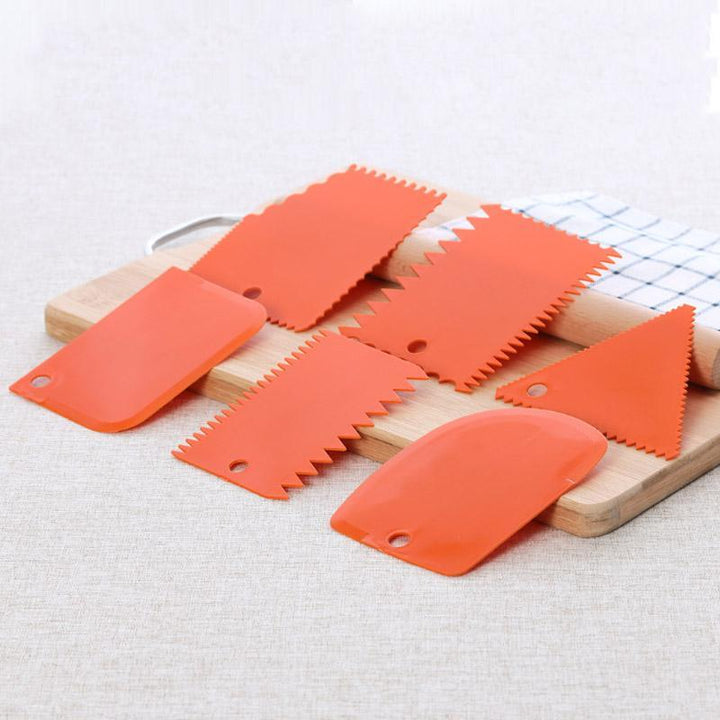 Kake Skraper Kanten Dekorering Sett (6 PCS) | Luvikno