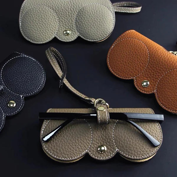 Myk Lær Solbrille Etui Luvikno