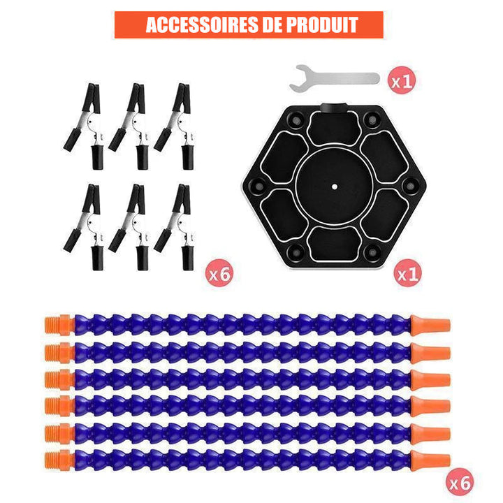 Aluminiumlegering svettebase med fleksible armer | Luvikno