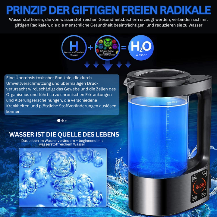 Luvikno | Elektrisk vannrenser med hydrogen- og alkalinalternativ - PureFlow