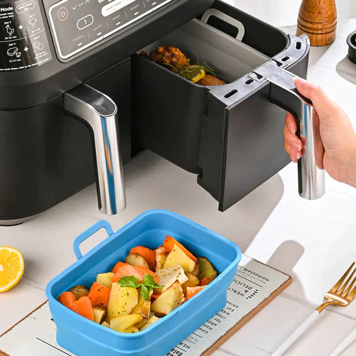 Foldbar Air Fryer Silikon Bakepanne | Luvikno