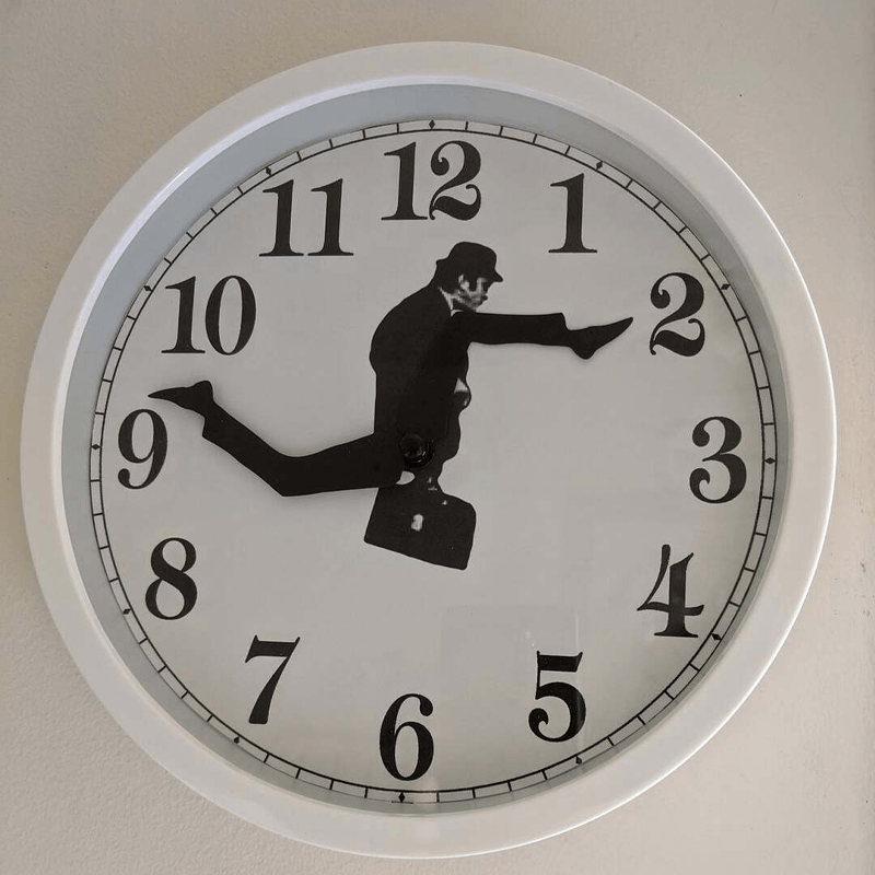 Ministry of Silly Walks Clock | Luvikno