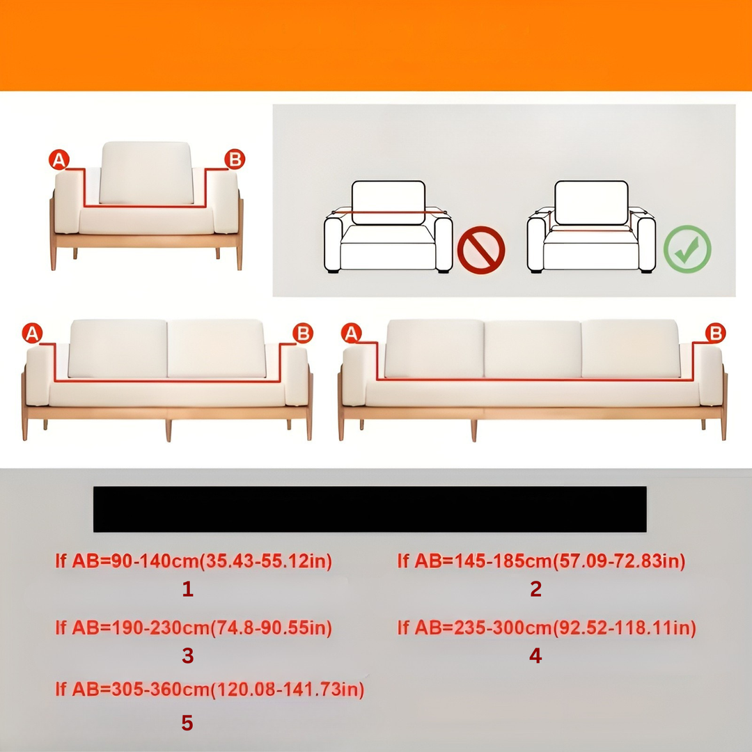 Plush sofa cover (2 pieces) – Myk, varm og dekorativ | Beskytter sofaen din på en stilfull måte | Luvikno