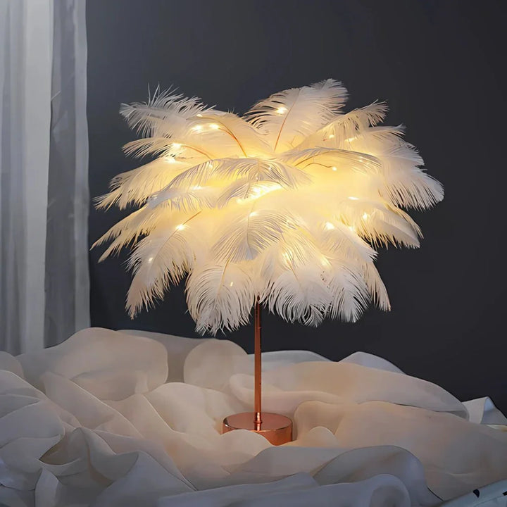 Atmosfærisk Fjær Palmetre Lampe - LumaPalm | Luvikno
