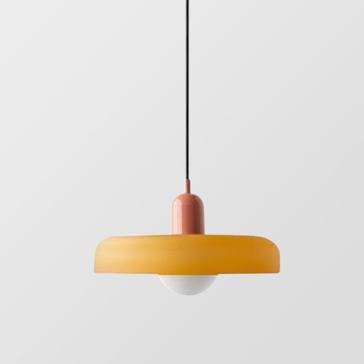 Farget glass pendellampe - BauLume | Luvikno