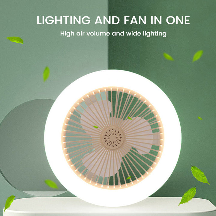2-i-1 Aromaterapi LED Vifte Lampe | Luvikno