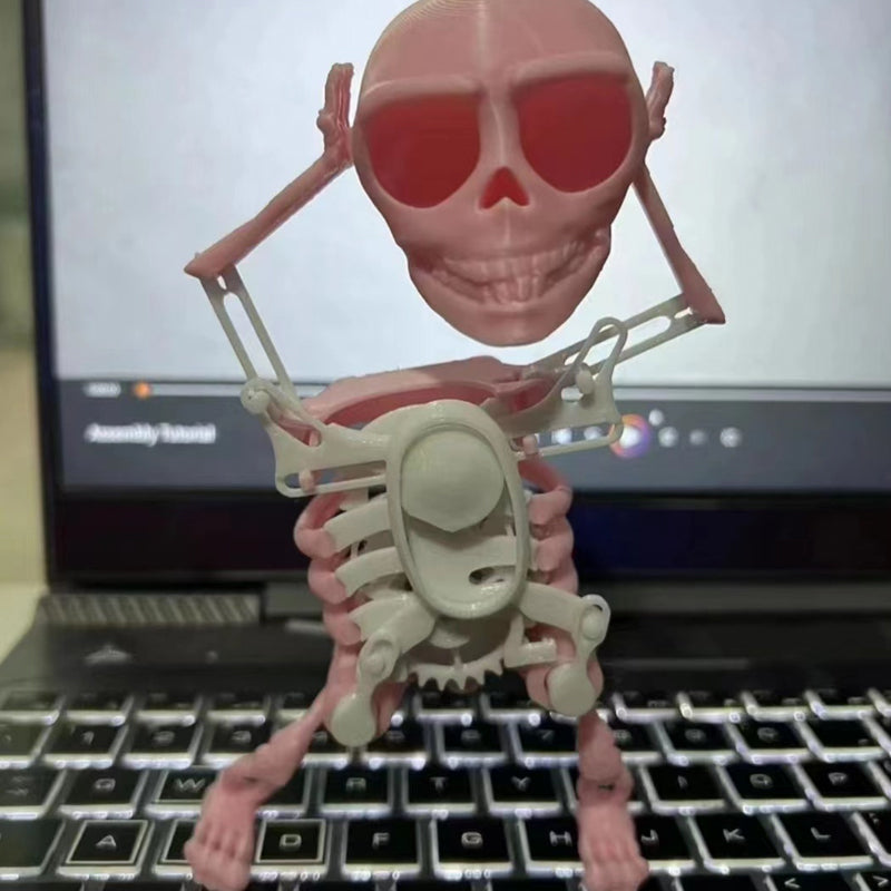 Dancing and Swinging 3D Skull Toy | Luvikno