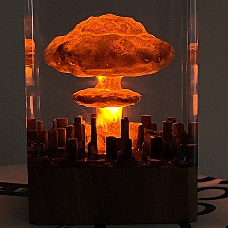 Resinlampe med eksplosive bomber | Luvikno
