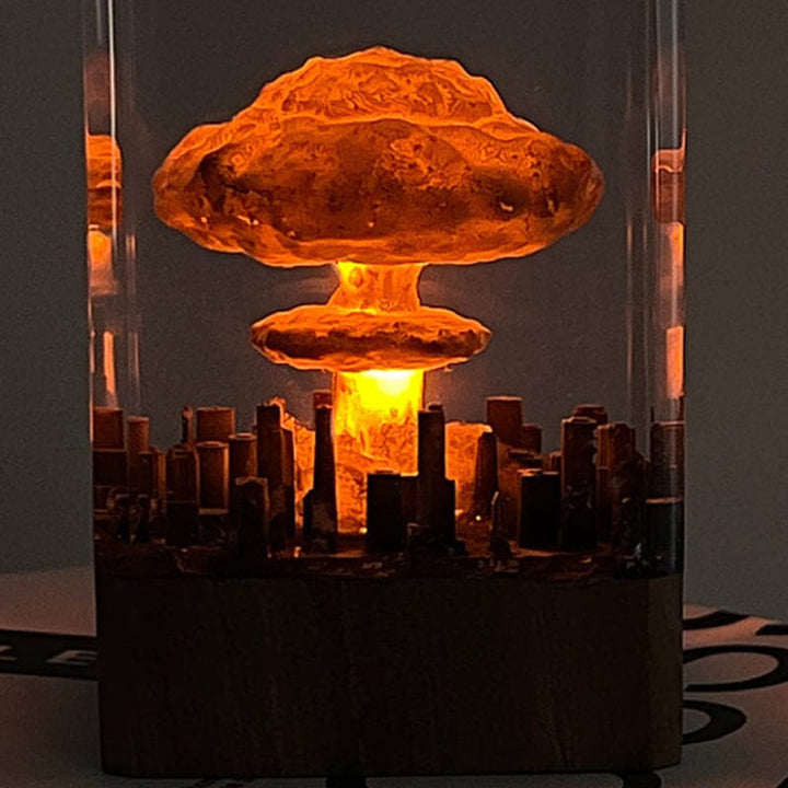 Resinlampe med eksplosive bomber | Luvikno