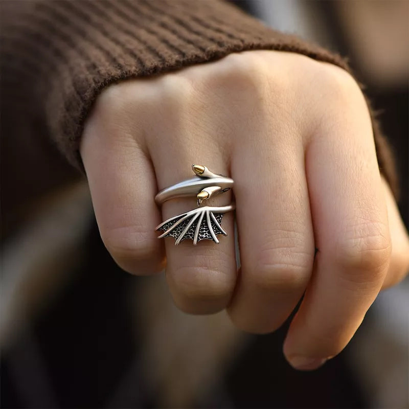 Little Dragon justerbar ring Luvikno